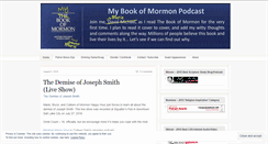 Desktop Screenshot of mybookofmormonpodcast.com